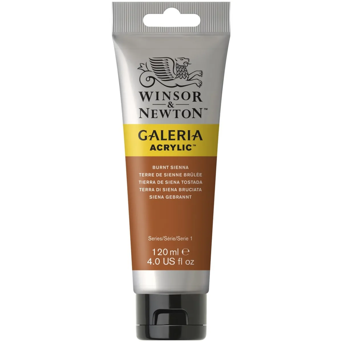 Winsor & Newton Galeria akrylfärg 120 ml Burnt Sienna 074 | Akrylfärger