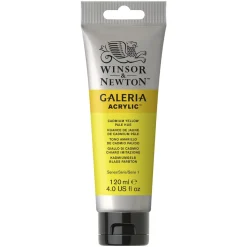 Winsor & Newton Galeria akrylfärg 120 ml Cadmium Yellow Pale Hue 114 | Akrylfärger