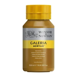 Winsor & Newton Galeria akrylfärg 500 ml Raw Sienna 552 | Akrylfärger