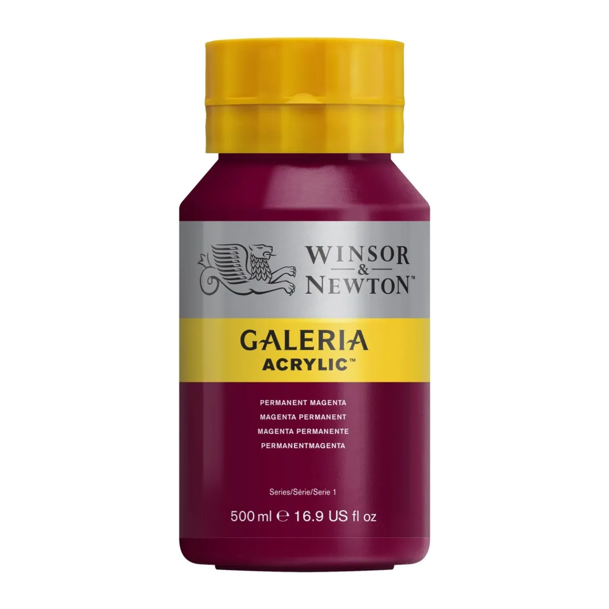 Winsor & Newton Galeria akrylfärg 500 ml Permanent Magenta 488 | Akrylfärger