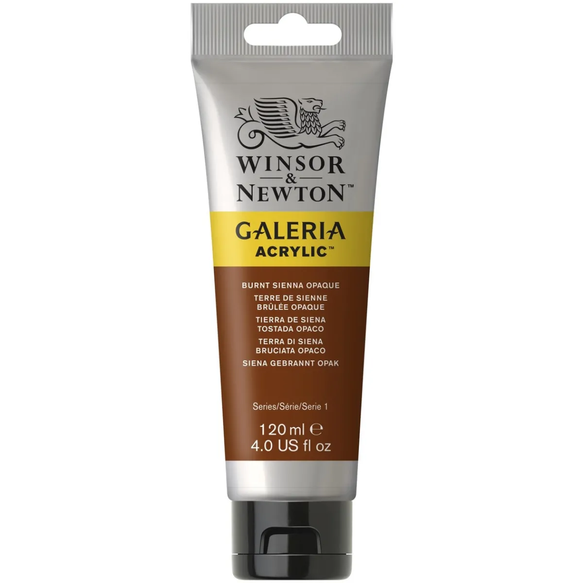 Winsor & Newton Galeria akrylfärg 120 ml Burnt Sienna Opaque 077 | Akrylfärger