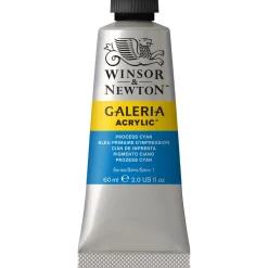 Winsor & Newton Galeria akrylfärg 60 ml Process Cyan 535 | Akrylfärger