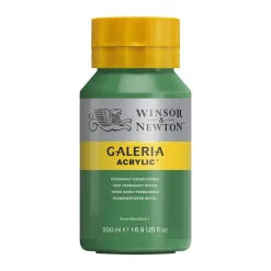 Winsor & Newton Galeria akrylfärg 500 ml Permanent Green Middle 484 | Akrylfärger