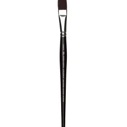 Winsor & Newton Galeria One-Stroke / Wash 12 mm, flat syntetpensel med kort skaft för olja & akryl | Konstnärspenslar Akryl