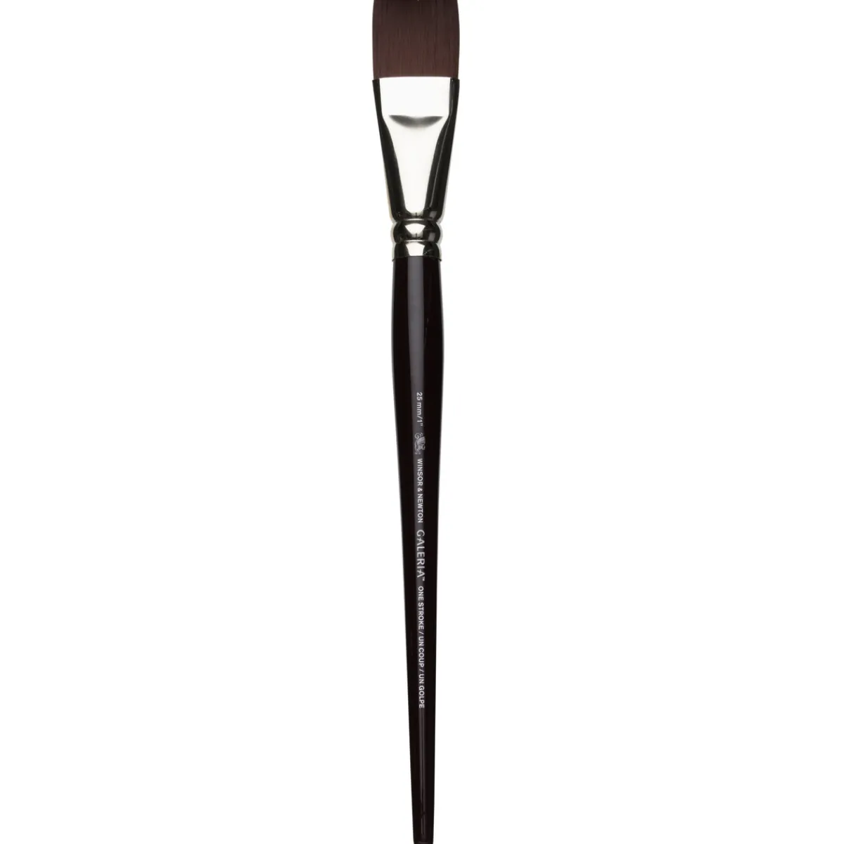 Winsor & Newton Galeria One-Stroke / Wash 10 mm, flat syntetpensel med kort skaft för olja & akryl