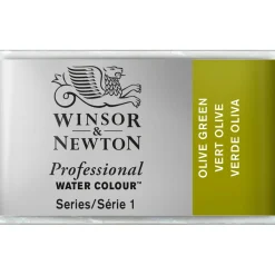 Winsor & Newton Professional akvarellfärg helkopp Olive Green 447 | Akvarell- & Vattenfärger