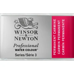 Winsor & Newton Professional akvarellfärg helkopp Permanent Carmine 479 | Akvarell- & Vattenfärger