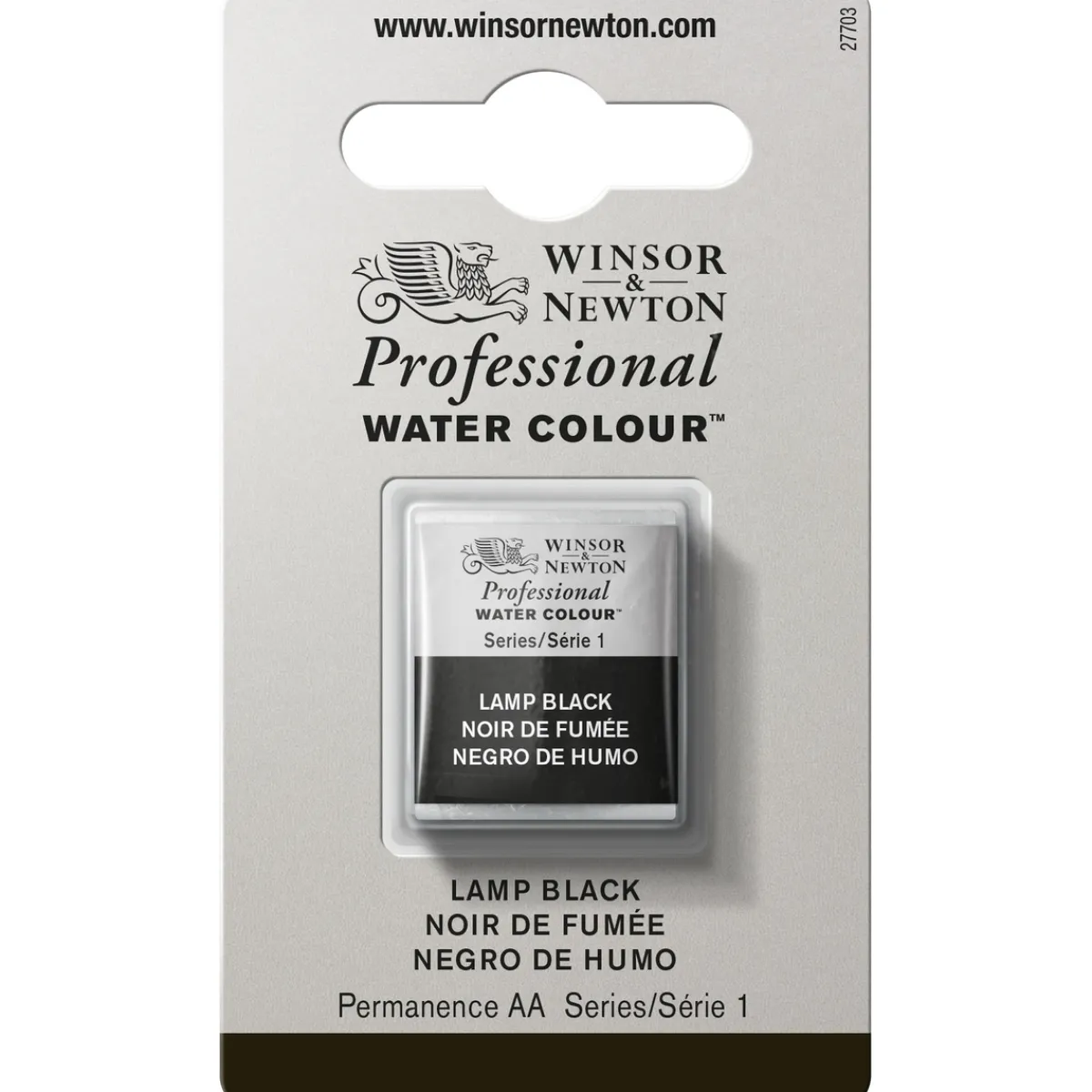 Winsor & Newton Professional akvarellfärg halvkopp Lemon Yellow (Nickel titanate) 347