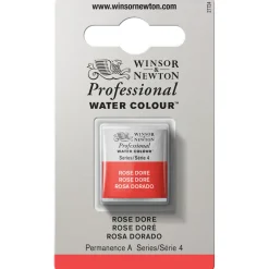 Winsor & Newton Professional akvarellfärg halvkopp Rose Doré 576 | Akvarell- & Vattenfärger