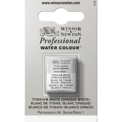 Winsor & Newton Professional akvarellfärg halvkopp Titan White (Op) 644 | Akvarell- & Vattenfärger