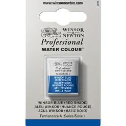 Winsor & Newton Professional akvarellfärg halvkopp Wins Blue (red shade) 709 | Akvarell- & Vattenfärger