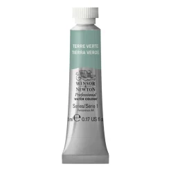 Winsor & Newton Professional akvarellfärg 5 ml Terre Verte 637 | Akvarell- & Vattenfärger