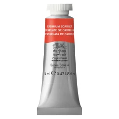 Winsor & Newton Professional akvarellfärg 14 ml Cadmium Scarlet 106 | Akvarell- & Vattenfärger