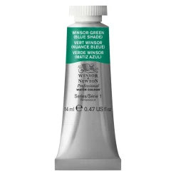 Winsor & Newton Professional akvarellfärg 14 ml Winsor Green (blue shade) 719 | Akvarell- & Vattenfärger