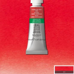 Winsor & Newton Professional akvarellfärg 14 ml Cadmium-Free Red 901 | Akvarell- & Vattenfärger