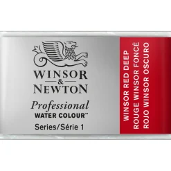 Winsor & Newton Professional akvarellfärg helkopp Winsor Red Deep 725 | Akvarell- & Vattenfärger