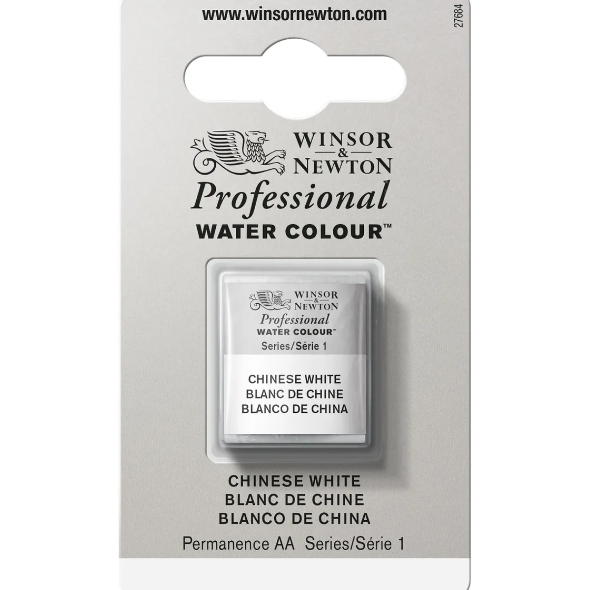 Winsor & Newton Professional akvarellfärg halvkopp Perm Chinese White 150