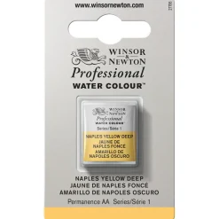 Winsor & Newton Professional akvarellfärg halvkopp Naples Yell Deep 425 | Akvarell- & Vattenfärger