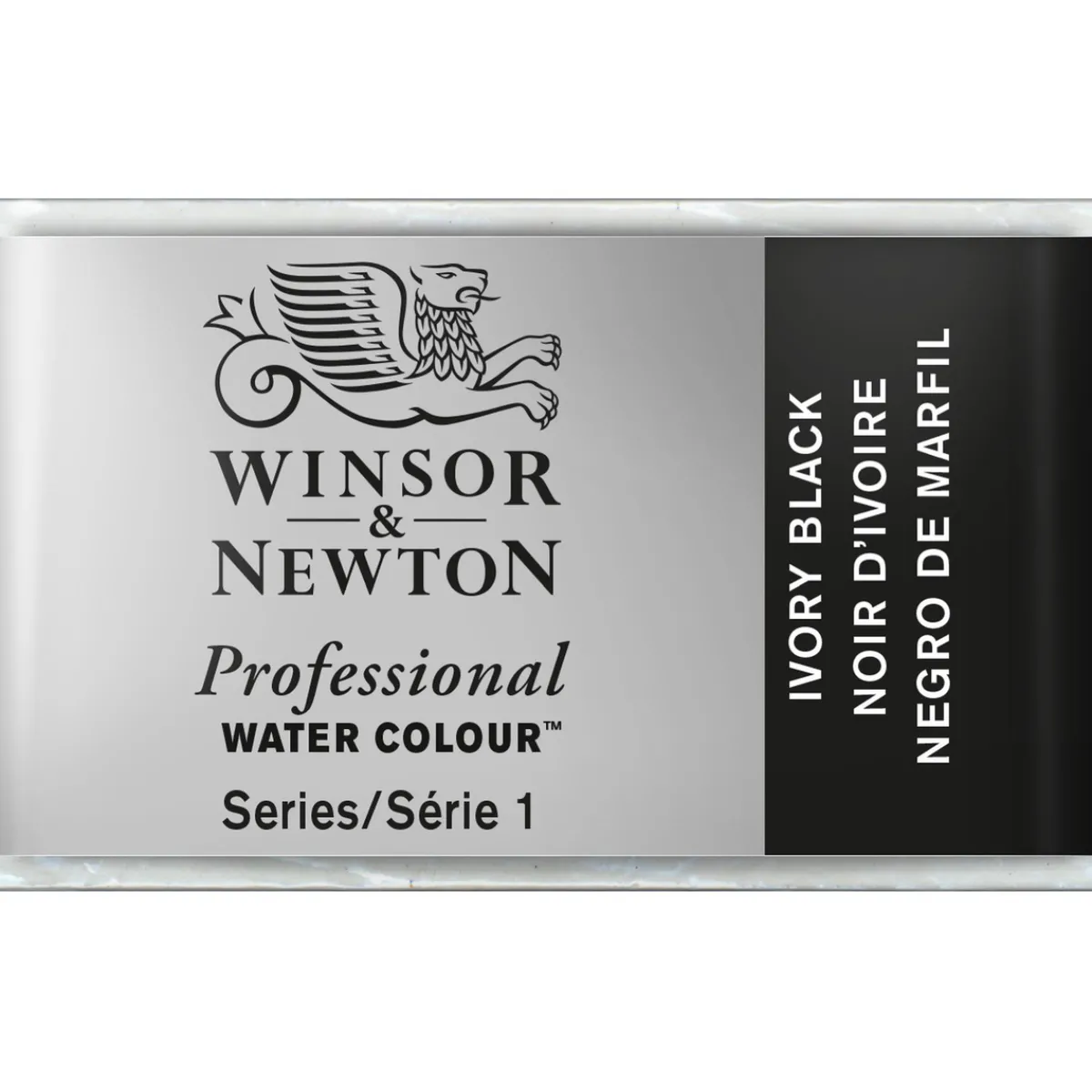 Winsor & Newton Professional akvarellfärg helkopp Ivory Black 331 | Akvarell- & Vattenfärger