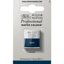 Winsor & Newton Professional akvarellfärg halvkopp Indigo 322