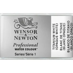 Winsor & Newton Professional akvarellfärg helkopp Titanium White (opaque white) 644 | Akvarell- & Vattenfärger