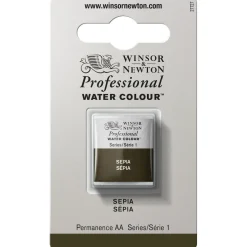 Winsor & Newton Professional akvarellfärg halvkopp Sepia 609