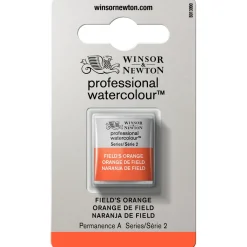 Winsor & Newton Professional Revival akvarellfärg halvkopp Field's Orange 418 | Akvarell- & Vattenfärger