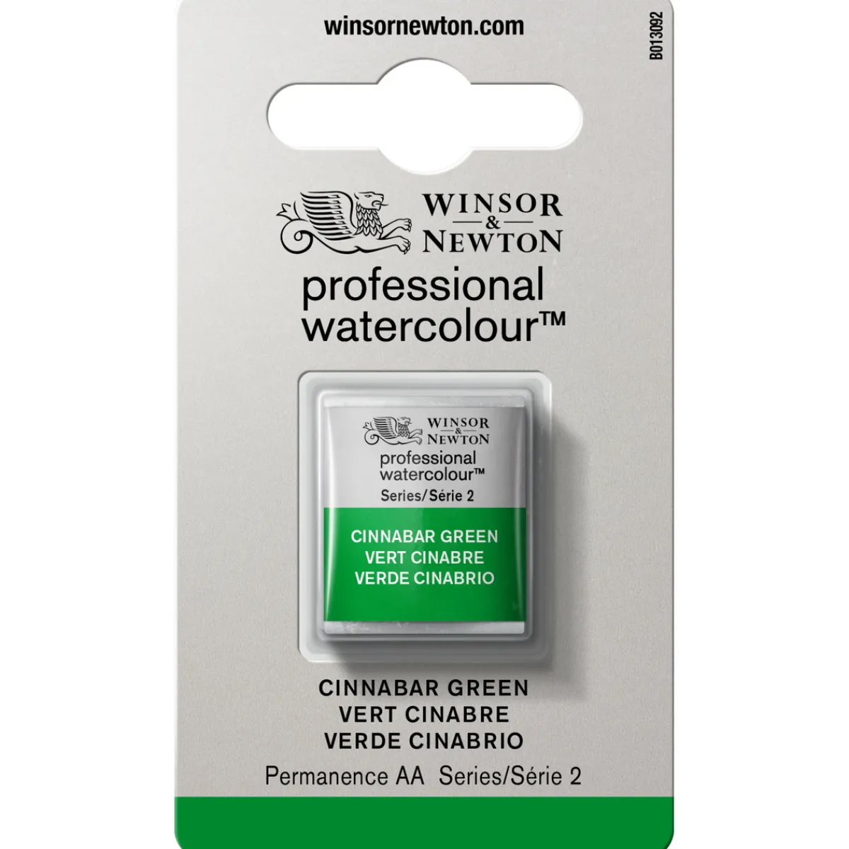 Winsor & Newton Professional Revival akvarellfärg halvkopp Cinnabar Green 420 | Akvarell- & Vattenfärger