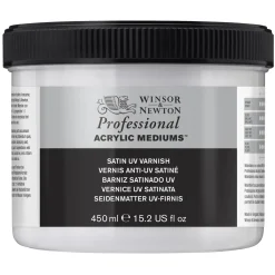Winsor & Newton Satin UV Varnish 450 ml, skyddande fernissa mot solljus, damm etc. | Målarmedier