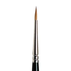 Winsor & Newton Series 7 Finest Sable 1, handgjord & exklusiv akvarellpensel med rund spets av mårdhår | Konstnärspenslar Akvarell