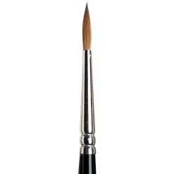 Winsor & Newton Series 7 Finest Sable 2, handgjord & exklusiv akvarellpensel med rund spets av mårdhår | Konstnärspenslar Akvarell