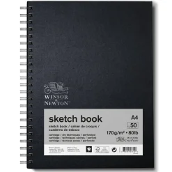 Winsor & Newton Sketch spiralbunden skissbok A4 (210×297 mm), 50 ark, 170 g/m² | Skissböcker