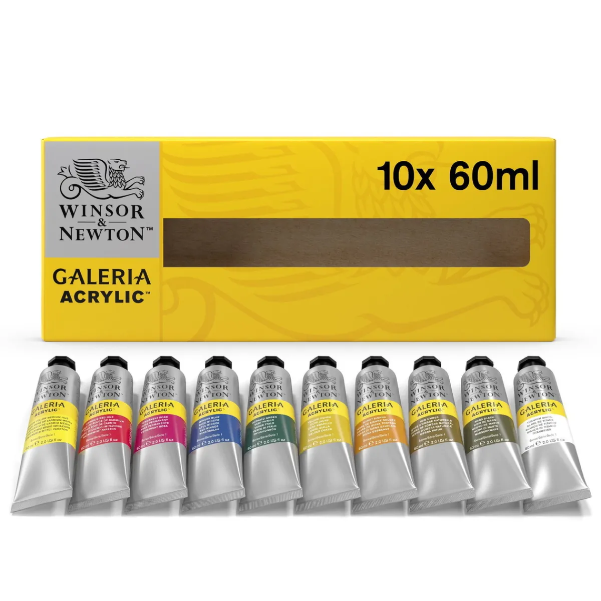 Winsor & Newton W&N Galeria set 10x60 ml