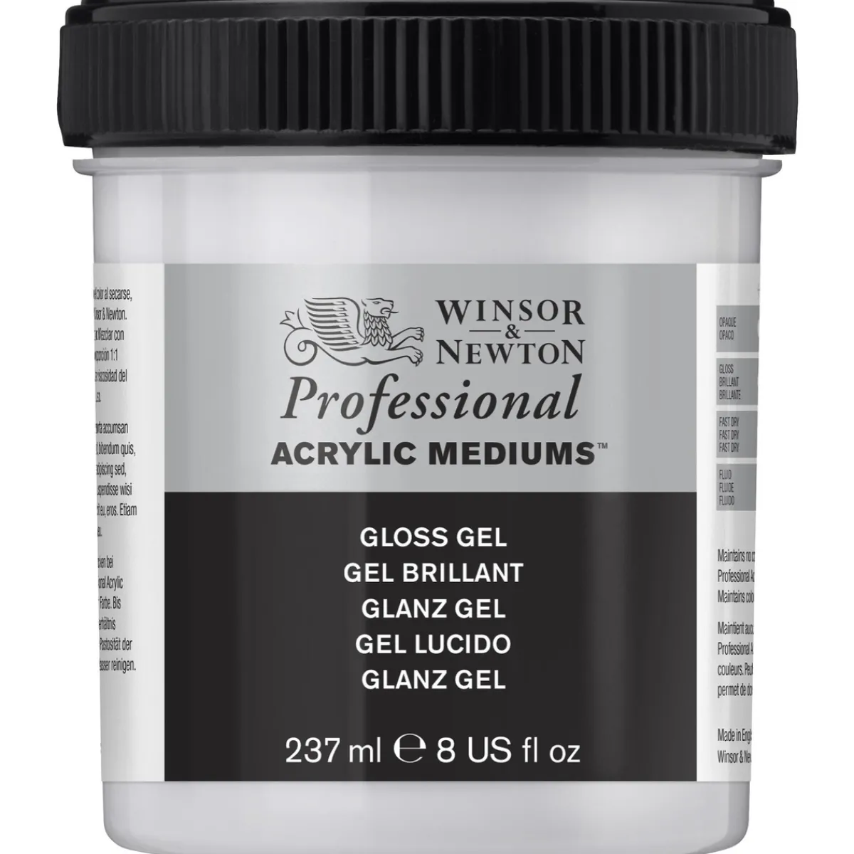 Winsor & Newton W&N Gloss Gel 237ml | Målarmedier