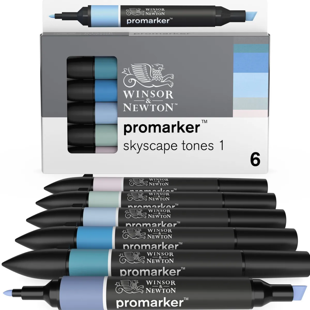 Winsor & Newton W&N Promarker 6 Skyscape 1 | Tuschpennor & Markers