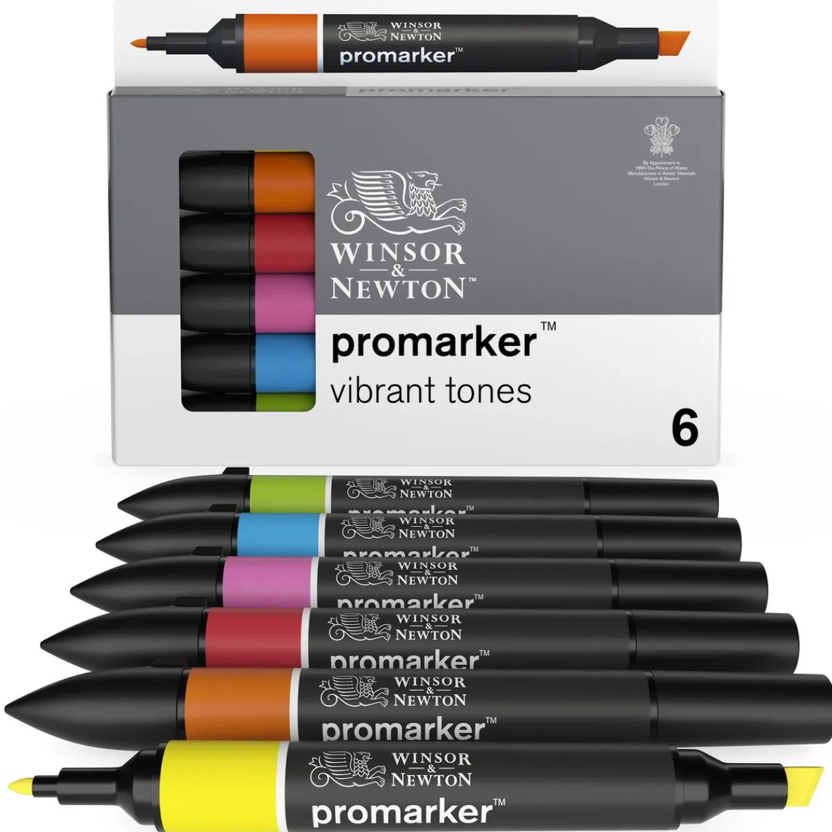 Winsor & Newton W&N Promarker 6 Vibrant tones
