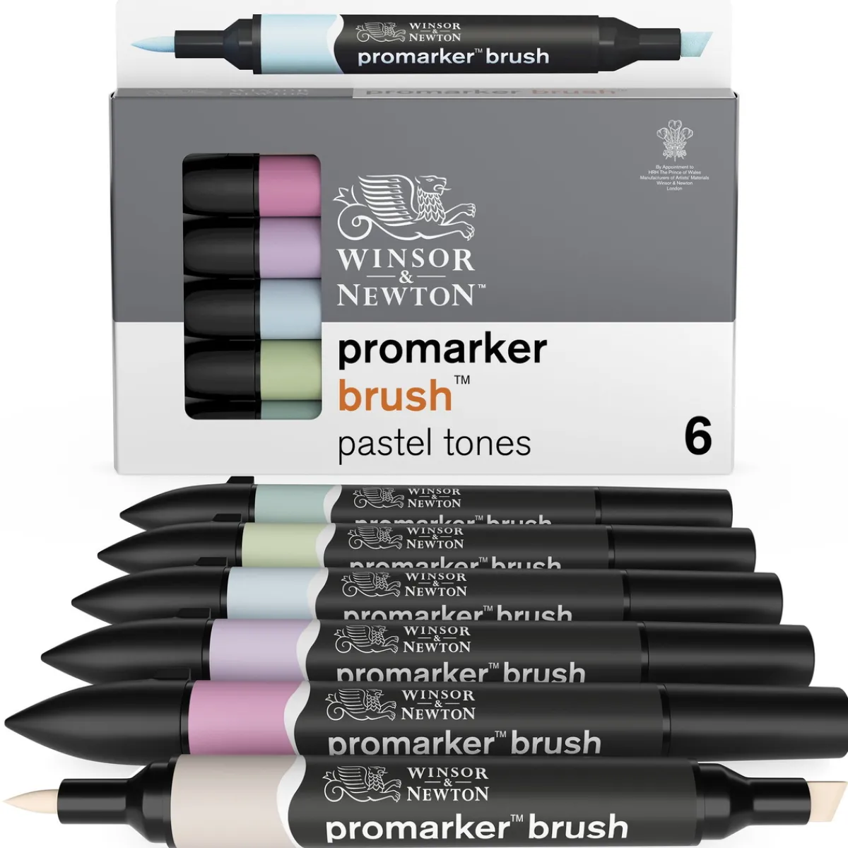Winsor & Newton W&N Prom. Brush 6xPastel Set