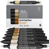 Winsor & Newton W&N Prom. Brush 6xSkin T. Set | Tuschpennor & Markers
