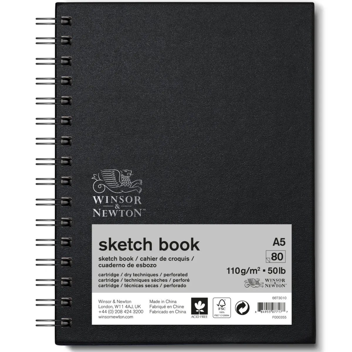 Winsor & Newton W&N Skissbok 110g A5 | Skissböcker