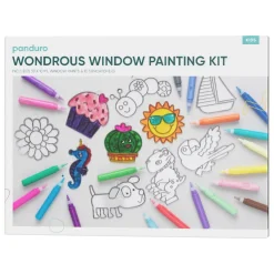 Barn Panduro Hobby Wondrous Window Painting, ett underbart kit för alla som älskar fönsterfärg & solfångare!