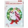 Barn Panduro Iron Beads Xmas Unicorn Wreath, pärla julens sötaste julkrans med en enhörning. Ø23 cm
