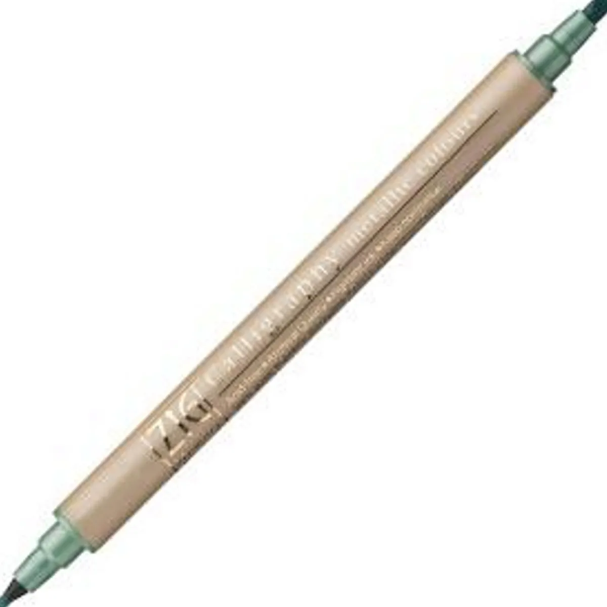 Zig Metallic MS-8400 Grön | Kalligrafipennor